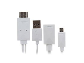 [74378] CABLE CONVERTIDOR MICRO USB A HDMI HEMBRA AGILER  PARA SMARTPHONE,  TRANSMITIR VIDEO, FUNCIONA CON GALAXY S4, S3, S2, NOKIA N10, HTC, GALAXY NOTE 2 ETC.  (AGI-1164) ( CASILLERO 1 JAULA )