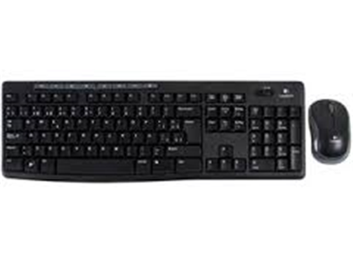 [72213] TECLADO MOUSE LOGITECH MK270, EN ESPAÑOL (SPA) USB WIRELESS RECEIVER 2.4GHZ (10 METROS), NEGRO, 2 PILAS AA MOUSE/ 2 PILAS AAA TECLADO.