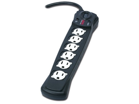 [65202] PROTECTOR  REGLETA APC P6B ESSENTIAL SURGEARREST, 6 SALIDAS, 120V, PROTECCIÓN BASICA CONTRA SOBRETENSIONES PARA ORDENADORES Y EQUIPOS ELECTRÓNICOS