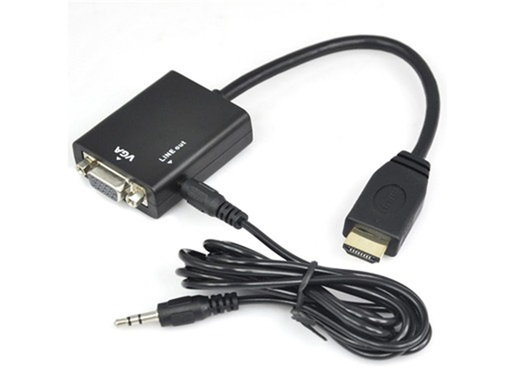 [72797] ADAPTADOR HDMI A VGA+AUX AGILER.