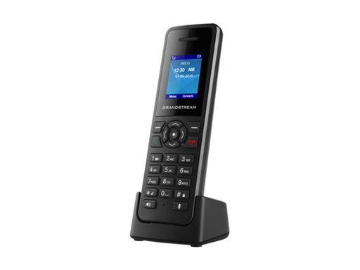 [78242] TELEFONO IP GRANDSTREAM INALAMBRICO DP-720, RANGO DE 300 METROS EXTERIORES, 50 METROS INTERIORES, 10-SIP, NEGRO