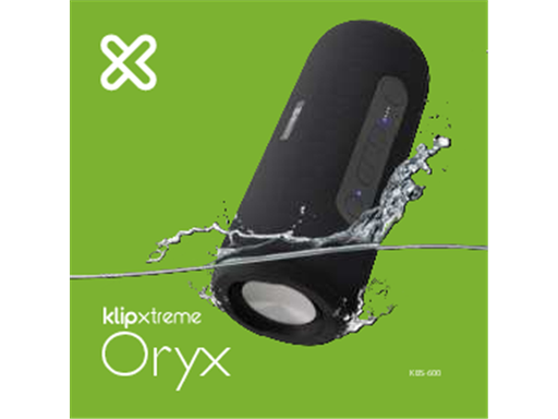 [91836] BOCINA KLIPX ORYX BT, 31W RMS, 13 HORAS DE REPRODUCCION, IPX7 (RESISTENTE AL AGUA) (KBS-600)