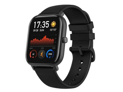 [88886] SMARTWATCH (RELOJ INTELIGENTE) XIAOMI AMAZINFIT GTS, PANTALLA 1.65", BRUJULA, BAROMETRO, SENSOR RITMO CARDIACO, GPS, BT 5.0, SENSOR DE LUZ AMBIENTAL, RESISTENTA AL AGUA 50M PROFUNDIDAD, BATERIA 220 MAH. BLACK, (AMAZFIT GTS RELOJ)