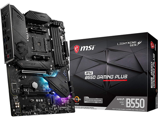 [92416] MB MSI MPG B550 GAMING PLUS AM4 AMD B550 SATA 6GB/S ATX AMD