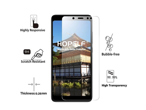 [86565] PROTECTOR DE PANTALLA PARA XIAOMI REDMI NOTE 5, VIDRIO TEMPLADO, CLEAR (VIDTEMREN5)