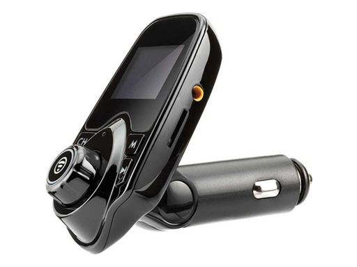 [89077] ADAPTADOR TRANSMISOR DE CORRIENTE BLUETOOTH INALÁMBRICO PARA CARRO 12V DOS SOCKET + PUERTO USB.