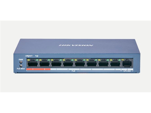 [93087] SWITCH 8 HIKVISION, NO ADMINISTRABLE, 10/100, POE,CCTV.