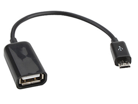[73394] CABLE AGILER CONVERTIDOR MICRO USB  A USB HEMBRA (PARA CELULARES ANDROID) (OTG)