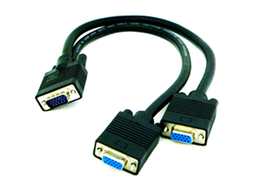 [74017] CABLE AGILER SPLITTER VGA PARA 2MONITORES EN UN EQUIPO (AGI-1146)