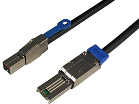[75149] CABLE SAS CABLE - SAS HD HP, 1.6 PIES, NEGRO.