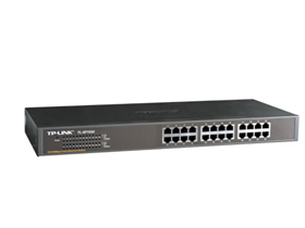 [72951] SWITCH 24 PUERTOS TP-LINK TL-SF1024, NO ADMINISTRABLE/RACK, 24 PUERTOS 10/100MBPS.