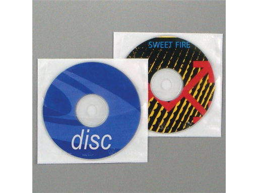[85685] COVER CD, SOBRE TRANSPARENTE VINYL PAQ. 100 UNIDADES
