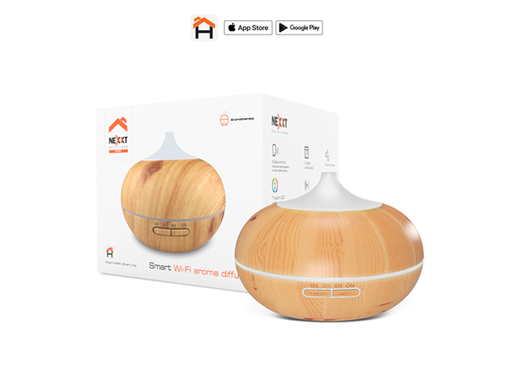 [93143] DIFUSOR DE AROMA INTELIGENTE NEXXT, WIFI, 7 COLORES LED COMPATIBLE CON NEXXT HOME Y ALEXA, (NHA-A600)