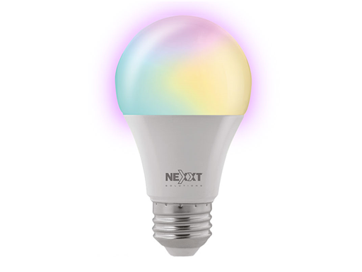 [88908] BOMBILLA SMART NEXXT, (HOME AUTOMATION), INALAMBRICA, LED MULTI-COLOR, PROGRAMABLE POR HORARIO, SE CONTROLA POR APLICACIÓN, TIEMPO DE VIDA APROX. 30 MIL HORAS. 800 LUMENS - (NHB-C110)