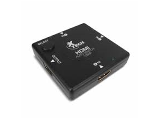 [74727] SWITCH HDMI XTECH 3 PUERTOS -  AUTOMATICO  (XTA-300)