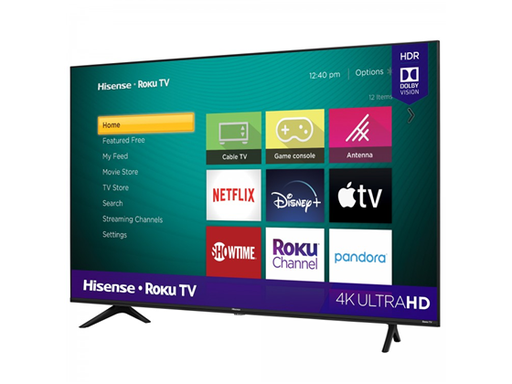 [90760] TELEVISOR HISENSE R6090G ROKU 43" UHD 4K, SMART, HDR, COMPATIBLE CON ALEXA, 60HZ, 3 HDMI (2.0B), 1 USB , 1 LAN PORT, RF ANTENA, COMPONENTE RCA, 1 ENTRADA OPTICA