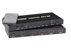 [76141] SPLITTER HDMI 1X4 AGILER, SUPORTA TODOS FORMATOS HD INCLUYENDO 720P, 1080I, 1080P, 3D AND 4KX2K.