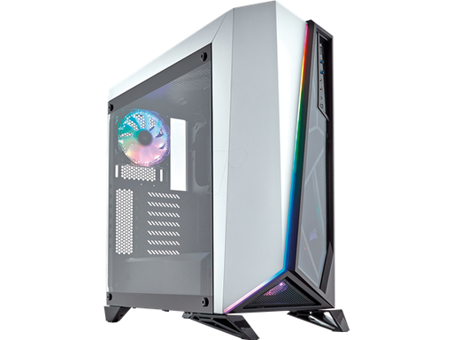 [90002] CASE CORSAIR CARBIDE SPEC OMEGA RGB GAMING, MID TOWER, BLANCO, USB 3.0 X2, AUDIO IN / OUT, 7 EXPANSION SLOT, 3X 2.5", 2X 3.5", PANEL LATERAL CRISTAL TEMPLADO, (CASE CORSAIR CARBIDE SPEC-06 GAMING, MID TOWER, BLANCO/RGB, USB 3.0 X2, AUDIO IN / OUT, 7 EXPANSION SLOT, 4X 2.5", 2X 3.5", PANEL LATERAL CRISTAL TEMPLADO, COMPATIBLE CON ICUE (CC-9011141-WW)