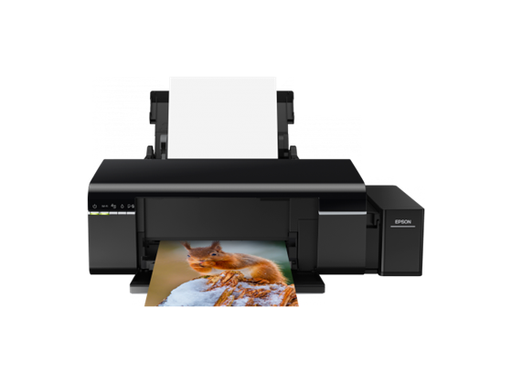 [79333] IMPRESORA EPSON ECOTANK L805 IMPRIME FOTOS, CDS/DVDS TECNOLOGÍA DE IMPRESIÓN:TECNOLOGÍA DE INYECCIÓN DE TINTA MICROPIEZO® DE 6 COLORES (CCMMYK) CDS/DVDS, OPTIMIZADA PARA IMPRESIÓN DE FOTOGRAFÍASTAMAÑO MÍNIMO DE LA GOTA DE TINTA:1,5 PICOLITROSRESOLUCIÓN MÁXIMA DE IMPRESIÓN:HASTA 5760 X 1440 DPI DE RESOLUCIÓN OPTIMIZADA EN VARIOS TIPOS DE PAPELÁREA MÁXIMA DE IMPRESIÓN:21,6 X 111 CM (8,5" X 44") VELOCIDAD DE IMPRESIÓN:MÁXIMA DE DOCUMENTOS: NEGRO 37 PPM Y COLOR 38 PPM3VELOCIDAD DE IMPRESIÓN ISO:NEGRO 5,1 ISO PPM Y COLOR 5,0 ISO PPM (A4) **SUSTITUIDA POR LA L8160