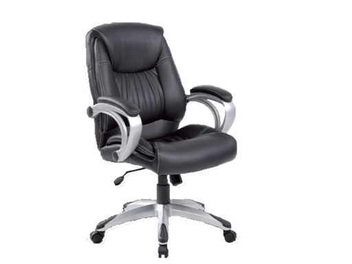 [81561] SILLA EJECUTIVA MYO, DE ALTA CALIDAD TIPO PIEL, REPOSO DE BRAZOS, AJUSTABLE (SIT-M600)
