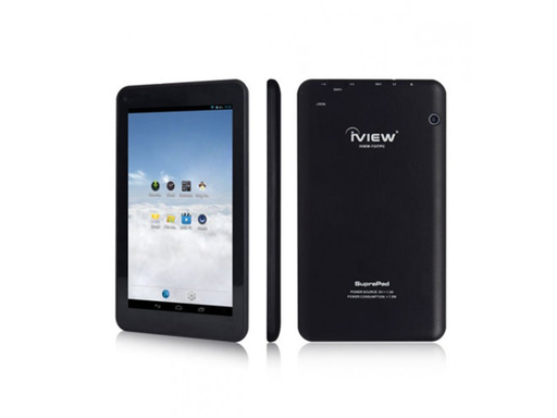 [82861] TABLETA IVIEW SUPER PAD 7" 1024 X 600, QUAD CORE 1.3 GHZ, 8GB FLASH, 512MB RAM, ANDROID, CAM 0.3MP/2.0MP, MICROSD/MICROUSB, WIFI/, NEGRO (IVIEW 733TPC)