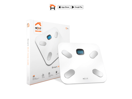 [93142] BALANZA DE PESO (BÁSCULA) NEXXT, DIGITAL, WIFI, COMPATIBLE CON NEXXT HOME, REQUIERE 3 BATERIAS AAA, NO INCLUIDAS (NHA-S130)