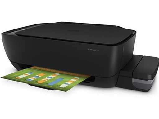 [85529] IMPRESORA HP INK TANK 315 - ALL IN ONE PRINTER- SISTEMA DE TINTA CONTINUA - COLOR - PRINT SPEED BLACK: ISO, UP TO 8.5 PPM, DRAFT, UP TO 19 PPM. (6000 PAGINAS NEGRO) PRINT SPEED COLOR: ISO, UP TO 5 PPM, DRAFT, UP TO 16 PPM. (8000 PAGINAS COLOR) SCAN RESOLUTION, OPTICAL UP TO 1200 X 1200 DPI. COPY RESOLUTION: UP TO 1200 X 1200 DPI. USB.