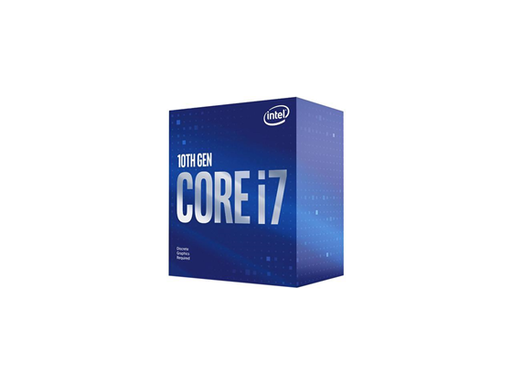 [90427] CPU INTEL CORE I7-10700F, 8 NÚCLEOS, 2.9 GHZ, LGA1200 SOCKET, 65W, NO TRAE ABANICO, DDR4 2933, NO INCLUYE PROCESADOR GRAFICO (10 GEN.)