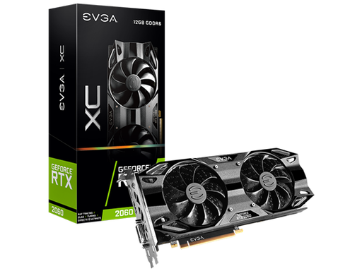 [92334] TARJETA DE VIDEO EVGA GEFORCE RTX 2060 12GB XC GAMING, 12GB GDDR6, DUAL FANS, METAL BACKPLATE