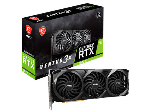 [90981] TARJETA DE VIDEO MSI GEFORCE RTX 3070 TI 8GB GDDR6X PCI EXPRESS 4.0 VIDEO CARD RTX 3070 TI VENTUS 3X 8G OC
