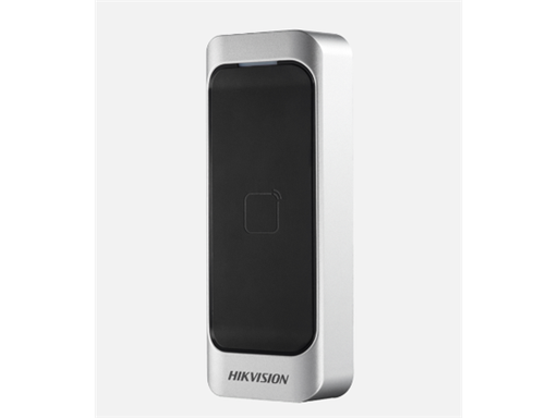 [93783] LECTOR DE TARJETAS MARCA HIKVISION, RS-485 Y WIEGAND, IP65. MIFARE (CONTROL DE ACCESO)