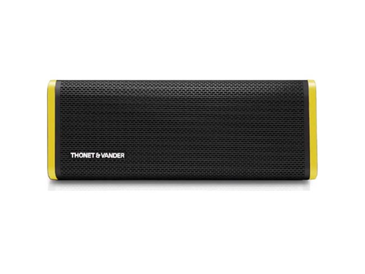[87596] BOCINA THONET & VANDER FREI BLUETOOTH, 16W, NEGRO Y AMARILLO, DURACION DE BATERIA 8 HORAS, (HK096-03575)