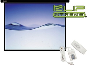 [70852] PANTALLA KLIPX 100" ELECTRICA PARA PROYECTOR BLANCA W/ REMOTE CONTROL (AC120KLX21)