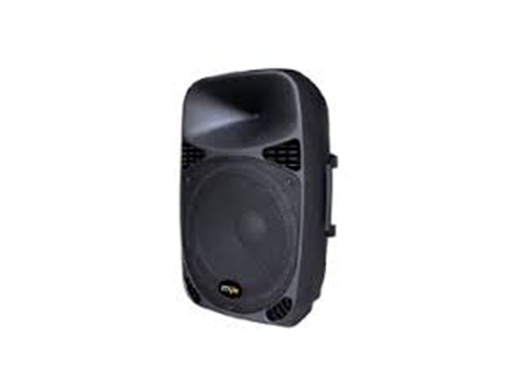 [80741] BOCINA MYO 15" SUBWOOFER, 2 ENTRADA DE MICROFONO, LECTOR SD, BT, MP3, MP4, PUERTO USB, 150W, NEGRAS,  (MYO-15ASP)
