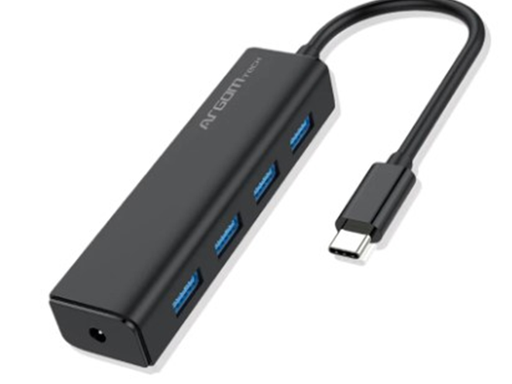 [92816] HUB USB ARGOM ONEAXESS TIPO-C, 4 PUERTOS USB 3.0 5GBPS
