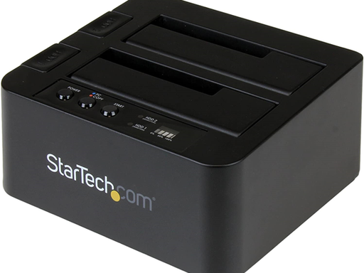 [90767] DOCKING STATION STARTECH PARA DUPLICAR DISCO DUROS, 2.5", 3.5" SATA SSD HDD + 4KN - USB/ USB-C