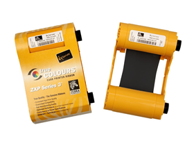 [69850] CINTA PARA IMPRESORA ZEBRA, PARA ZXP SERIES 3, COLOR NEGRO, RENDIMIENTO 1000 IMPRESIONES.