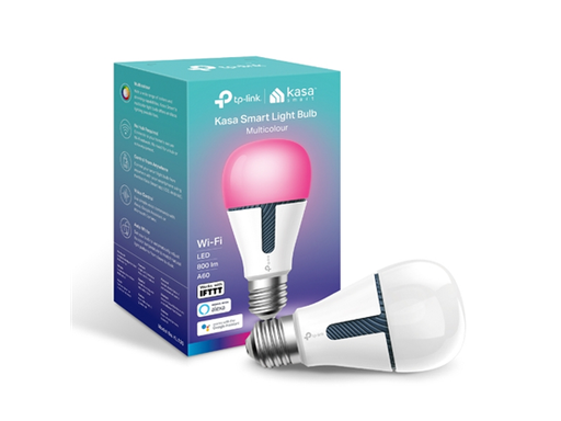 [92212] BOMBILLA SMART TP-LINK (KASA), WIFI, LED MULTI-COLOR (2500K - 9000K), PROGRAMABLE POR APLICACION, COMANDO DE VOZ, 800 LUMENS - (KL130)