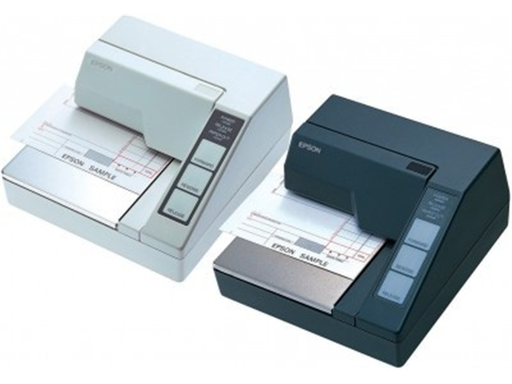[86801] IMPRESORA MATRICIAL DE CHEQUES EPSON TM-U295, INTERFAZ: SERIAL, VELOCIDAD IMPRESION 2.30 LPS, COLOR BLANCO FRIO, (C31C163272).  REQUIERE FUENTE DE ALIMENTACIÓN Y CABLE DE CONEXION.