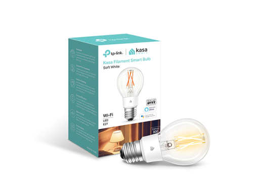 [92209] BOMBILLA DE FILAMENTOS SMART TP-LINK (KASA), WIFI, LED, LUZ CALIDA (2700K), PROGRAMABLE POR APLICACION, COMANDO DE VOZ, 800 LUMENS - (KL50)