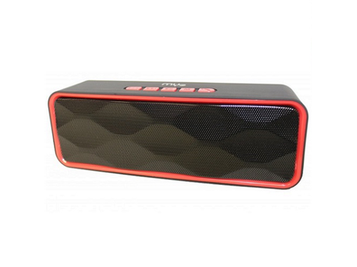 [87125] BOCINA MYO-B30, ALTAVOZ MYO BT, INALÁMBRICO, TARJETA USB / MICRO SD, NEGRO/ROJO