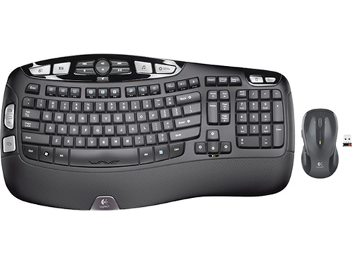 [85188] TECLADO MOUSE LOGITECH MK550 WAVE, ERGONOMICO, USB WIRELESS RECEIVER 2.4GHZ WIRELESS, ERGONOMIC DESIGN, INGLES, 10M RANGE, 128BIT AES ENCRYPTION, KEYBOARD AND MOUSE LONG BATTERY LIFE, MULTIMEDIA/INSTANT ACCESS KEYS (920-002555)
