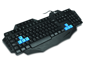 [77167] TECLADO GAMER XTECH XTK-500S , USB, ESPAÑOL, MULTIMEDIA.