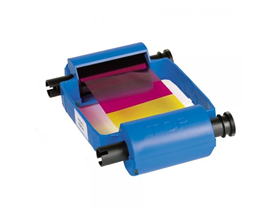 [76174] CINTA PARA IMPRESORA ZEBRA P100I,  P110I, P110M, P120I, TRANSFERENCIA TERMICA, COLOR YMCKO, RENDIMIENTO 200 IMPRESIONES POR ROLLO. (800017-240)