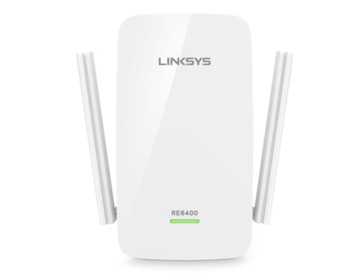 [91543] REPETIDOR LINKSYS RE6400 BOOST EX AC1200, 2.4GHZ, 300MBPS + AC867 MBPS, 802.11 AC, 1 PUERTO LAN, WPS, INDOOR, BLANCO.