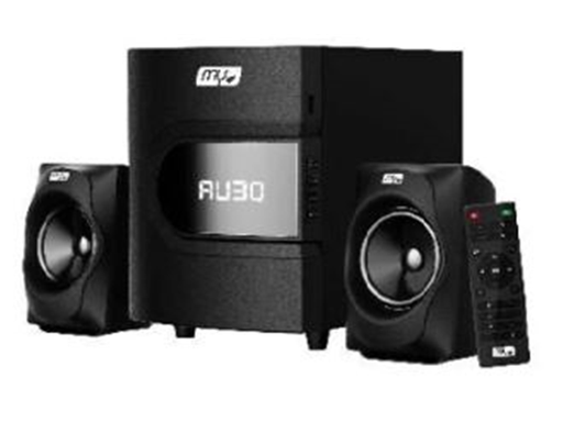 [88925] BOCINA MYO HT15 2.1, BT, LECTOR SD/USB, LED, CONTROL REMOTO NEGRO, CON SUBWOOFER