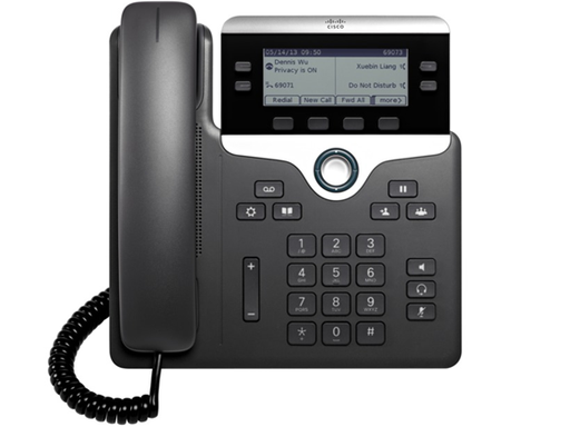 [91031] TELEFONO CISCO IP PHONE 7841 – VOIP PHONE- SIP, SRTP – 2 LINES, SOPORTA POE, LDAP.