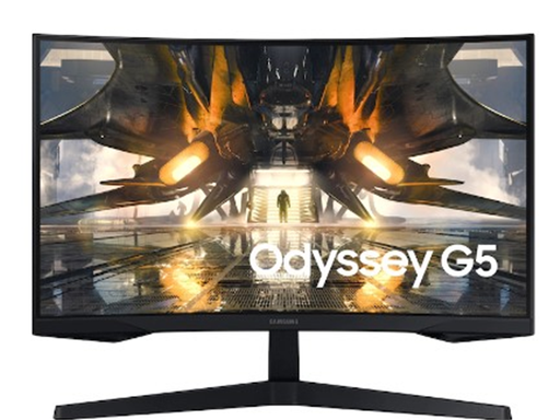 [93320] MONITOR SAMSUNG 27" QHD (2560 X 1,440) , GAMING G55A, CURVO 1000R, 165 HZ, 1MS, 16:9, 300 CD/M². PUERTOS: HDMI, DP, USB . (LS27AG550ENXZA).