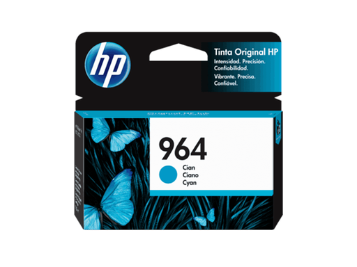 [91704] CARTUCHO HP 964 -3JA50AL - CYAN - PARA IMPRESORA OFFICEJET PRO 9020 / 9010