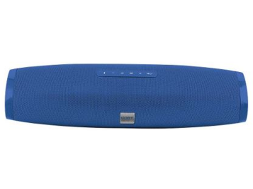 [88035] BOCINA COBY PORTABLE, FLAT TUBE SPEAKER BLUETOOTH, STEREO, WIRELESS, AUX, USB, FM,  FABRIC, AZUL (CSTW-464-BLU).